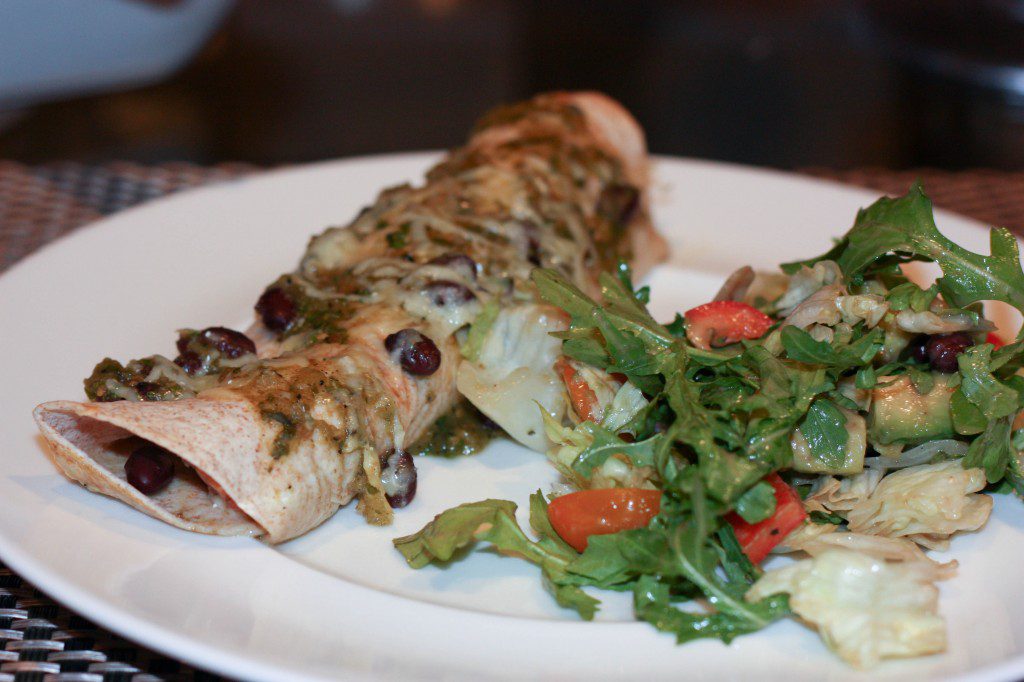 Sweet Potato and Black Bean Enchilada
