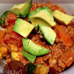 raw veggie walnut chili