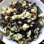 black bean pasta with olives and cauliflower 1