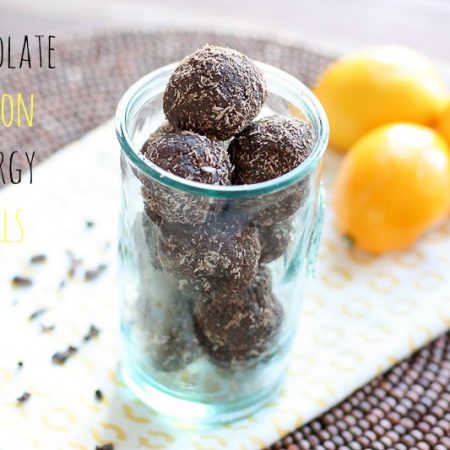 Chocolate energy lemon balls are my favorite snack! via @danielleomar