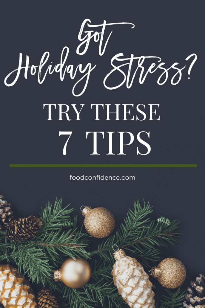 Beat the holiday blues (and stay healthy) with these stress reducing tips from a registered dietitian. 