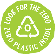 look for this "zero plastics inside" label on your skincare products!