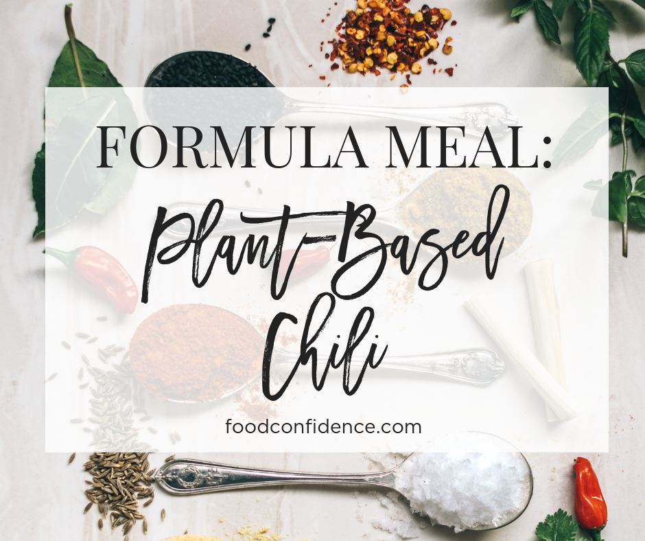 formula meal: plant based chili