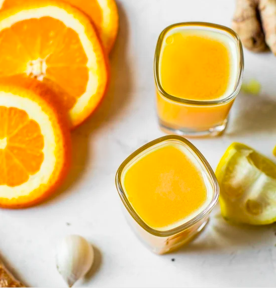 Danielle's Immune Boosting Shot with Ginger, Garlic and Turmeric